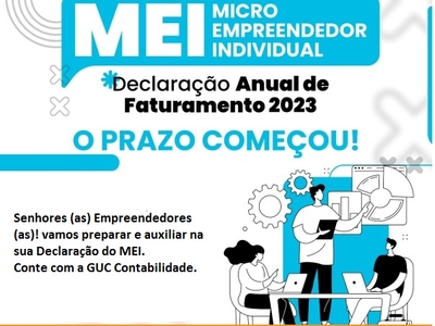 Serviços Unitário: Declaração Anual do MEI 2023