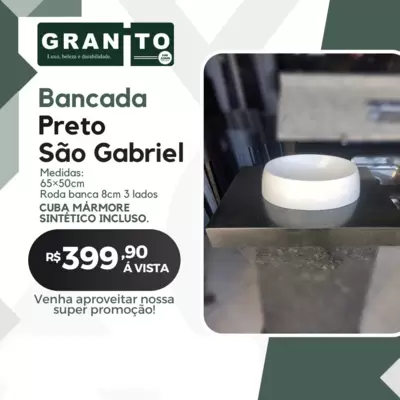 Bancada Preto São Gabriel