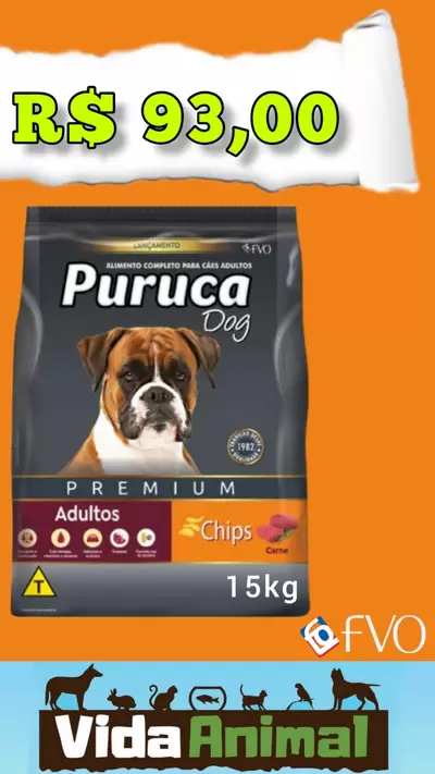 Ração Puruca Dog 15kg