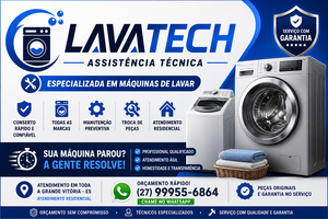 LAVATECH ASSISTÊNCIA TÉCNICA EM MÁQUINAS DE LAVAR